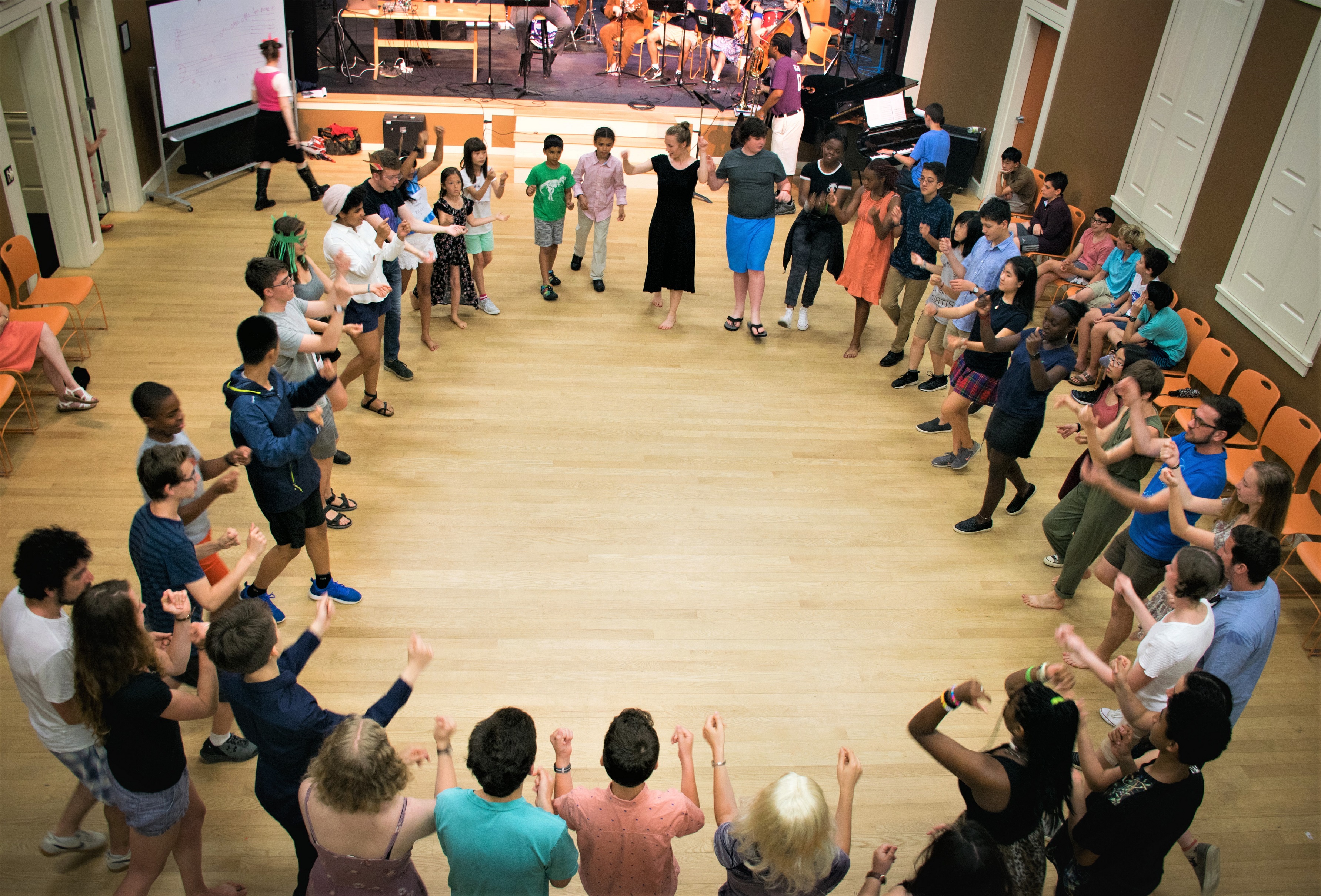 A dance during the 2019 Young Musicians Program