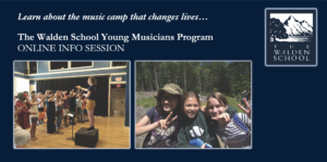 Young Musicians Program info session graphic